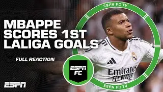 [FULL REACTION] Mbappe scores his FIRST LALIGA goals, Real Madrid win by 2 👀 'Still work to do!'