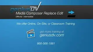 Replace Edit Function in Avid Media Composer