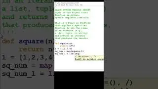 map function in python #shorts #python #pythontricks #pythonmapfunction