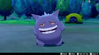 Gengar In Camp - Pokemon Sword & Shield