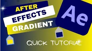 EASY! How To Use Gradient Tool in After Effects | Tutorial