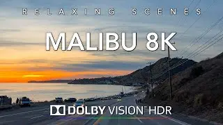 Driving Malibu California 8K HDR Dolby Vision - Santa Monica to Point Mugu