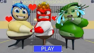 INSIDE OUT 2! JOE FALL IN LOVE WITH ANGER? PRISON RUN BARRY! #Roblox #obby