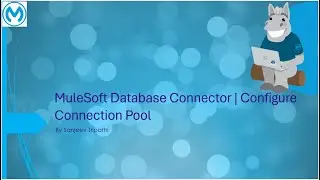 MuleSoft Database Connector | Configure Connection Pool