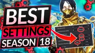 NEW BEST Settings for PRO AIM and KILLS - Sensitivity, FoV, Crosshair - Apex Legends Guide