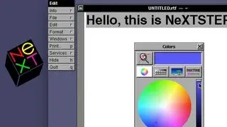 OS X's Grandfather - A Brief Tour of NeXTSTEP - Software Showcase
