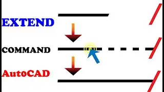 How to use Extend command in Autocad