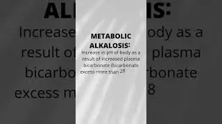 #metabolic  #alkalosis #medical #term #shorts #electrolytes #imbalance #blood