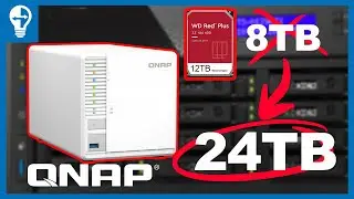 From 8 TB to 24 TB: Upgrading the storage capacity of my QNAP NAS