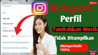 Tambahkan opsi musik tidak muncul di profil instagram I pembaruan profil musik instagram (2024)