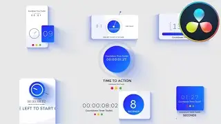 Countdown Timer Toolkit 12 ★ DaVinci Resolve Templates ★