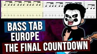 Europe - The Final Countdown Bass Cover (+ Tab) | Dotti Brothers #basscover #bass #tabs