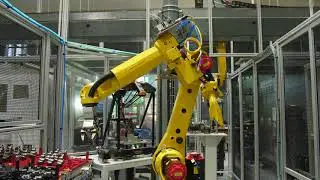 Robotic Tray Stacking & Machine Tending System