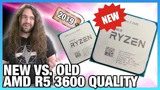 New vs. Original AMD Ryzen 5 3600: Silicon Quality Comparison (2020 vs. 2019)