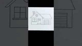 How To Draw A House #art #artist #drawing #sketch #pencildrawing #shorts