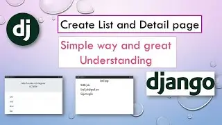 Create List and Detail page in dajngo || List and Detail view in Django