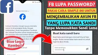 CARA MENGEMBALIKAN AKUN FACEBOOK YANG LUPA KATA SANDI | TERBARU