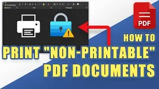 SOLVED: How to PRINT non-printable PDF Documents Easily (3 Ways)