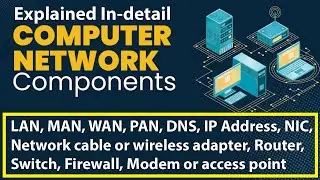 Basics Computer Network Components | Explained In-detail