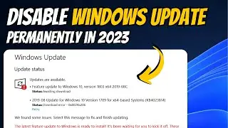 How to Disable Windows 10/11 Auto  Updates Permanently (2023) | Turn Off Automatic Updates