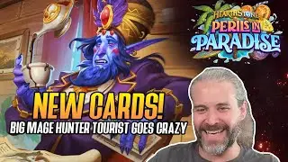 (Hearthstone) NEW CARDS! Big Mage Hunter Tourist Goes Crazy