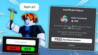 Roblox Kick / Destroy Server Using Btools Script | Get Admin Command For FREE! | Envixity Script