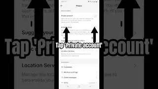 How to make your TikTok account private #tiktok #tiktoktips #tiktoktutorial