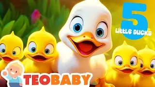 Five Little Ducks 🦆 Nursery Rhymes | Kids Songs