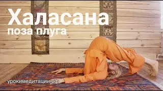 АСАНА №9. ХАЛАСАНА (ПОЗА ПЛУГА). Йога асаны