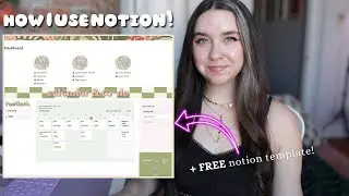 brand new notion tour! | +free template for calendar, goal setting, meal planning, & more | tutorial