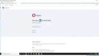 Check Opera browser version