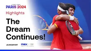 The DREAM Is Alive: Rafael Nadal & Carlos Alcaraz Safely Through 👏 | #Paris2024 #Olympics