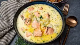 Finnish Salmon Soup (Lohikeitto)