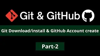 how to download and install git or how to create Github account -git & github tutorial bangla