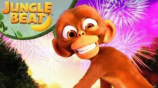 New Years Chain Reaction | Jungle Beat | Cartoons for Kids | WildBrain Toons