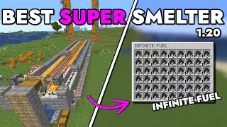 Minecraft Super Smelter 1.21 - 64 Furnaces! Auto Fuel!