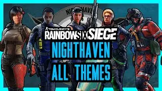 Nighthaven All Themes [Crystal Guard, Neon Dawn, Steel Wave, Shifting Tides] - Rainbow Six Siege