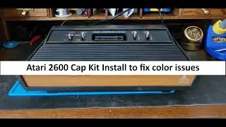 Atari 2600 Cap Kit install