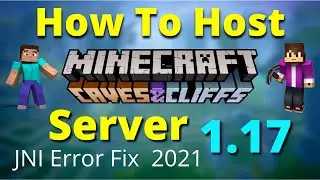 How To Make A Minecraft Server in 1.17 Tlauncher | jni error fix Eng Sub