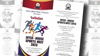 Let's Meet on the BATTLE | Inter House Sports Meet 2023 at Zahira College - Kurunegala