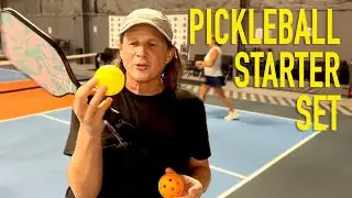 Start Playing Pickleball with this Pickleball Set (4 balls & 4 paddles)