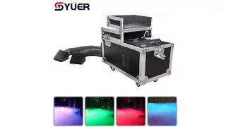 YUER™️ New 2000W Low Lying Fog Machine Water Smoke Machine Effect Equipment