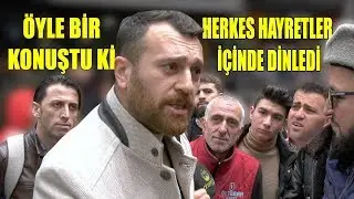 ÖYLE BİR KONUŞTU Kİ HERKES HAYRETLE DİNLEDİ -  AHSEN TV SOKAK RÖPORTAJLARI