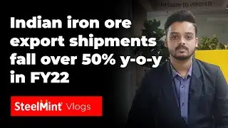 Indian iron ore export shipments fall over 50% y-o-y in FY22