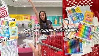 back to school supplies shopping!!! at TARGET! 2024