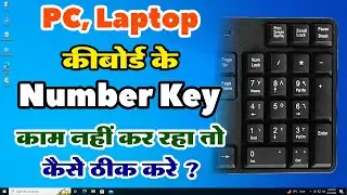 How To Fix Keyboard Number Keys Not Working in Windows 10 ? Number Keys Work Nahi kar raha hai