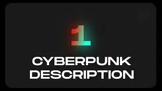 Cyberpunk HUD Description | After Effects Template