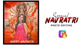 Navratri Special Photo Editing 2024 || Picsart Navratri Photo Editing || Durga Puja Photo Editing