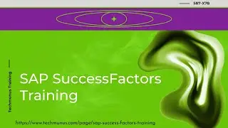 SAP SuccessFactors Training – SAP SuccessFactors Online Training (Course & Certification Tips)