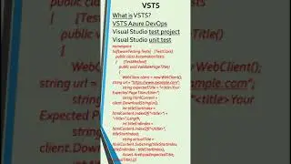 VSTS tutorial for beginners-VSTS Azure Devops-Visual Studio Test Project-VSTS-VS Unit Test-DevOps